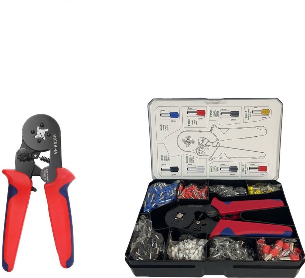 jozi trade Tube Type Crimping Tool Set 1200pcs Terminals Allen Key