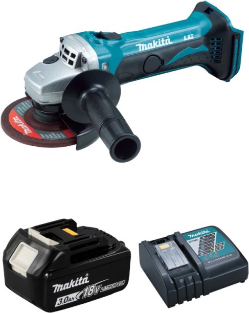 Makita KIT DGA452ZK || BL1830B || DC18RC Angle Grinder
