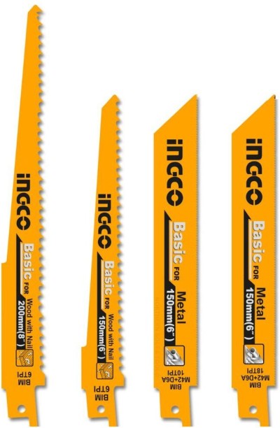 Ingco Reciprocating Saw Blade Set Saw