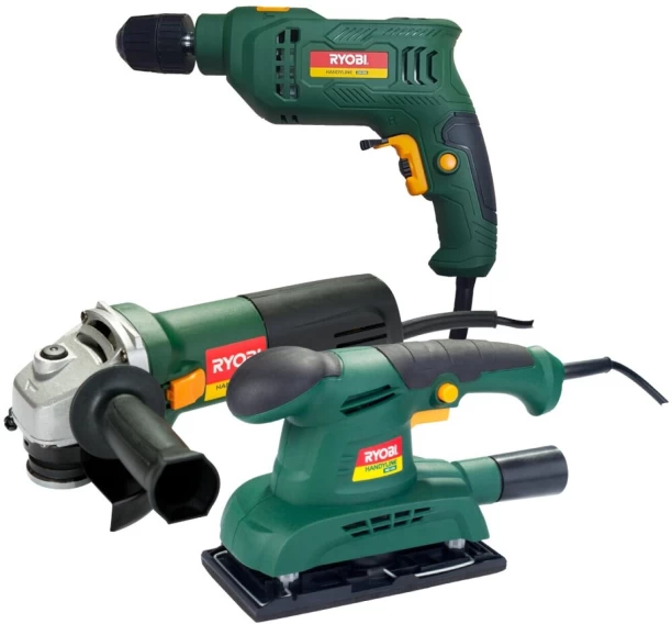 Ryobi Drill, Grinder, Sander Kit Power Drill