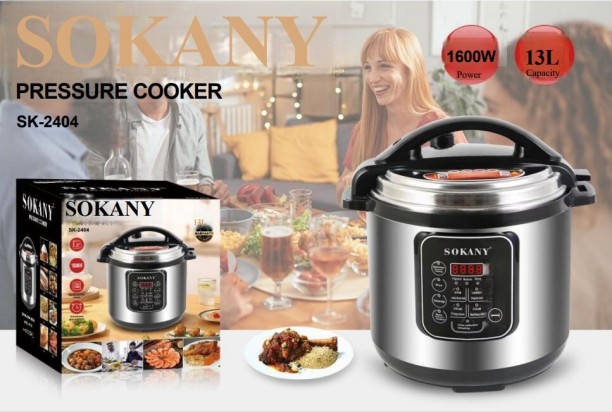 Sokany SKU-3-2404 13 L Pressure Cooker