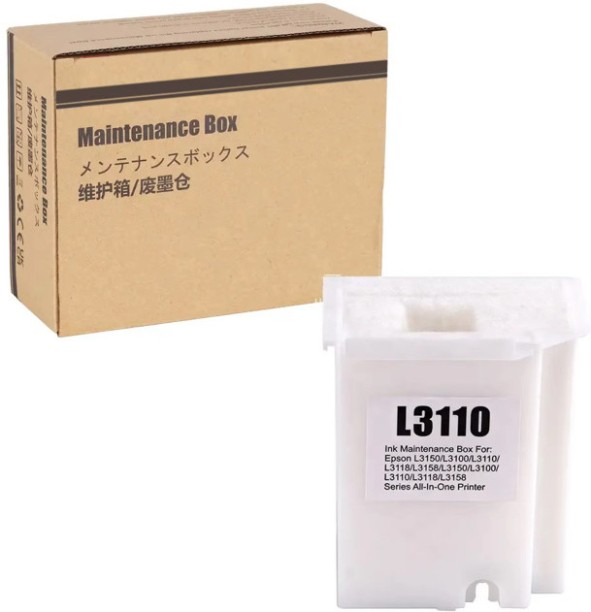 Tushiya 3-in-1 Sublimation Home Office Printers Waste Ink Collector tank Box Maintenance Absorber Pad Single Function Inkjet Printer