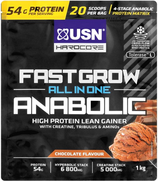 USN Fast Grow All In One Anabolic Weight Gainers/Mass Gainers