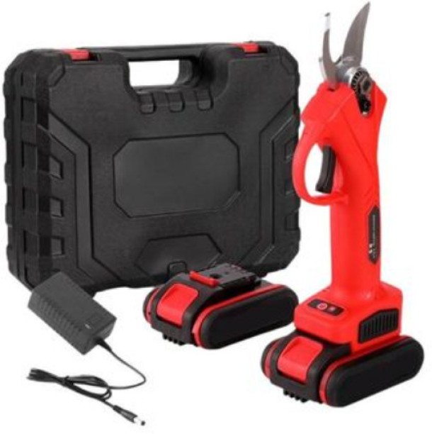BLD Electric Pruning Shears With 2 Battries Straight Blade Pruner