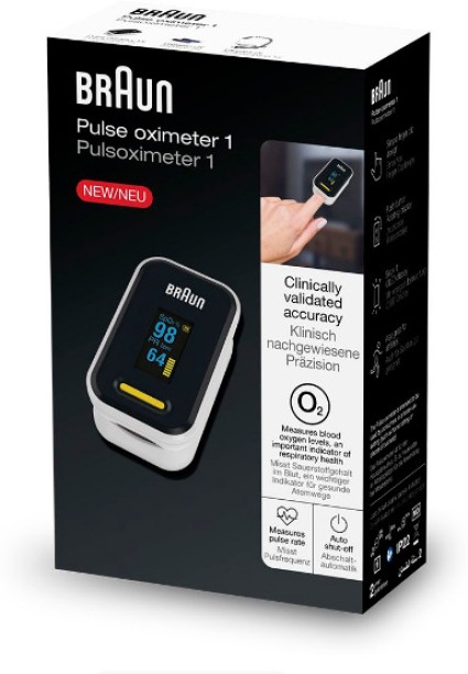Braun YK-81 Finger Pulse Oximeter Fingertip Pulse Oximeter