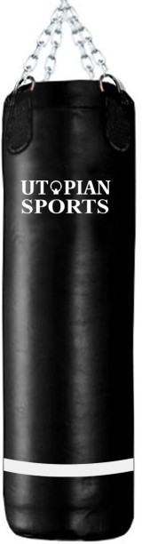 Utopian Sports Medium Duty Punching Bag 35kg Black Hanging Bag