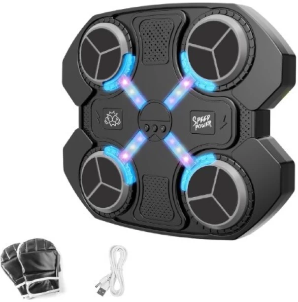 Premium Music Boxing Machine, Rechargeable Boxing Equipment Wall Mount, Home Smart Boxing Target Workout Machine Hanging Bag