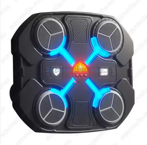 generic New Style Punching Machine Boxing Training Smart Music Wall Target Light Up Electric Smart Music Boxing Machine With bluetooth Hanging Bag