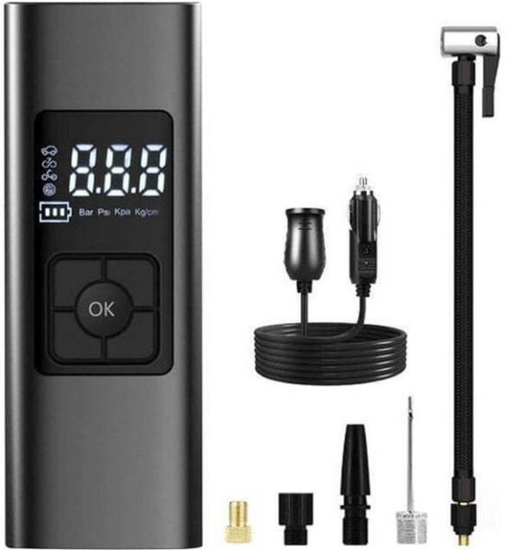 Cordless Car Tire Inflator Bike Electric Tire Inflator 2 Way Power supply Cordless Car Tire Inflator Bike Electric Tyre inflator 2 Way Power supply Tubed Tyre Puncture Repair Kit