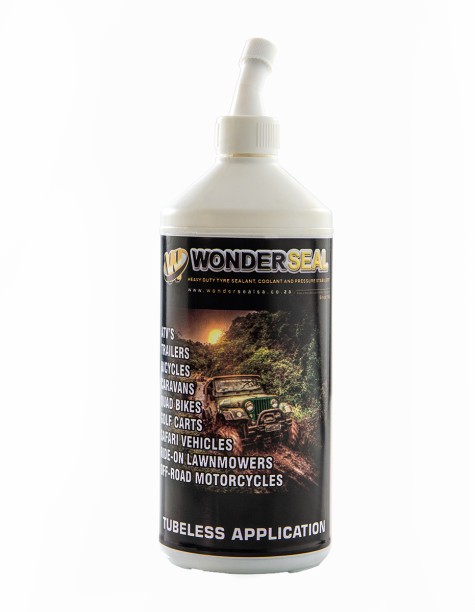 Wonderseal Tubeless Tyre Sealant 1L Tubeless Tyre Puncture Repair Kit