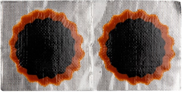 Rema Tip Top Tube Patch Round 25mm F1 Tubed Tyre Puncture Repair Kit