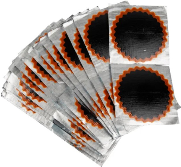 Rema Tip Top Tube Patch Round 75mm No4 Tubed Tyre Puncture Repair Kit