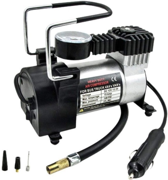 YBS 12V DC Portable Air Compressor Pump Tubed Tyre Puncture Repair Kit