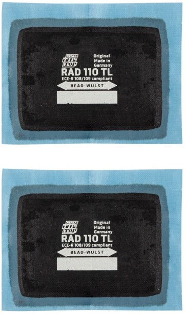 Rema Tip Top Tyre Gaiter Radial 55mm X 75mm 1Ply 110Tl Tubed Tyre Puncture Repair Kit
