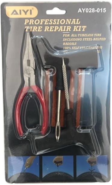 Aiyi Professional Tyre Repair Kit Tubeless Tyre Puncture Repair Kit