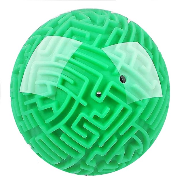 Umlozi 3D Maze Puzzle Ball Challenge - Green - Highest Difficulty Brain Teasers