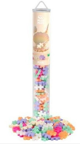Plus Plus PEARL MIX 100 PCS TUBE Floor Puzzles