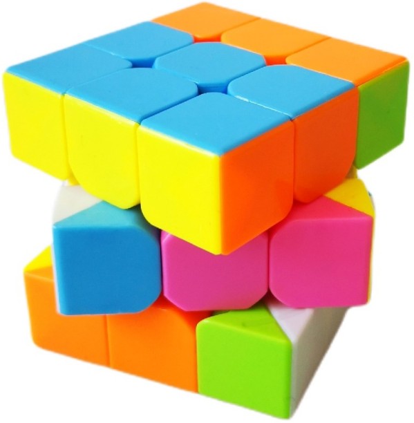 Umlozi Magic 3D Puzzle Cube - Assorted Lumo Colours Brain Teasers