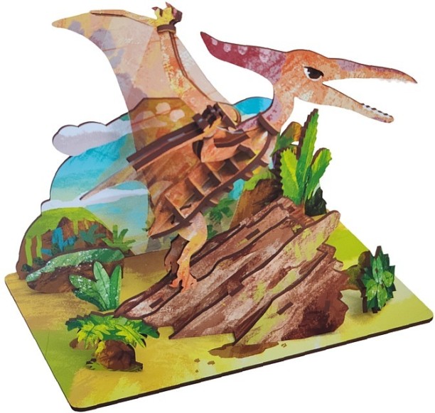 Umlozi Wooden 3D Puzzles - Pterosaur 42pc 3D Puzzles