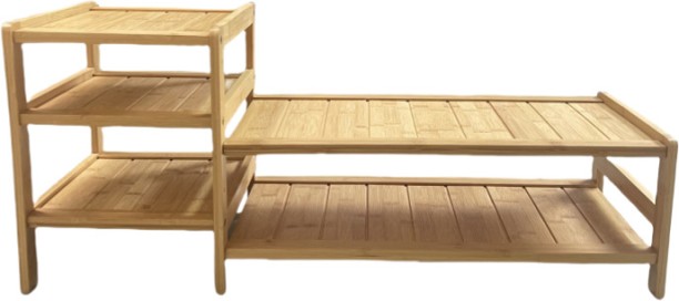 Forlynn FL-20250618002 Bamboo Rack Shelf
