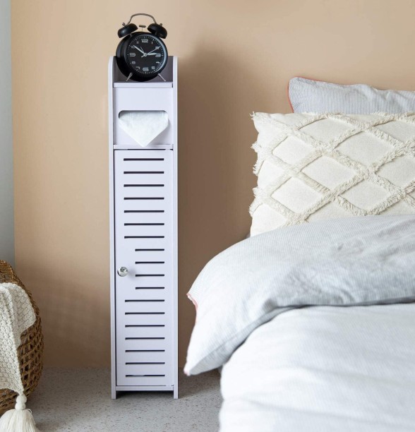 Generic Bathroom Cabinet with Corner Shelf Wooden Rack Shelf For  Bathroom