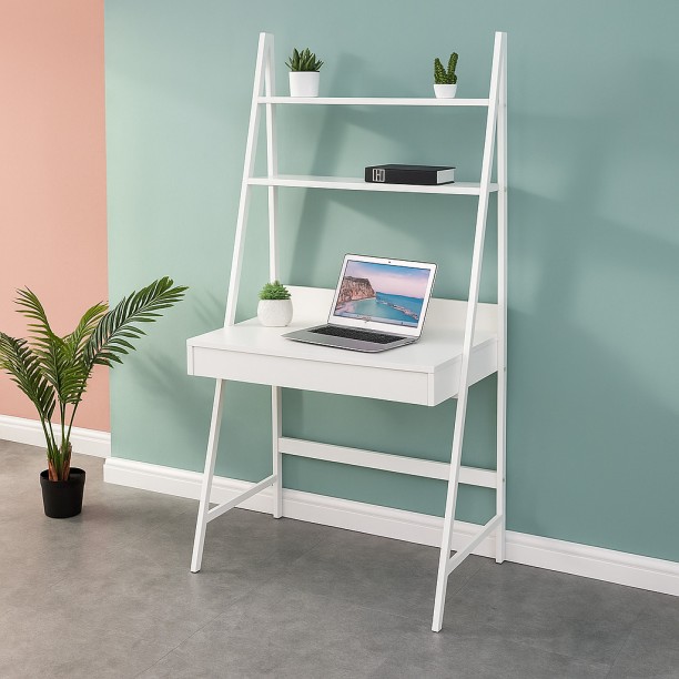 Mfurn T-558 Steel, Wooden Rack Shelf