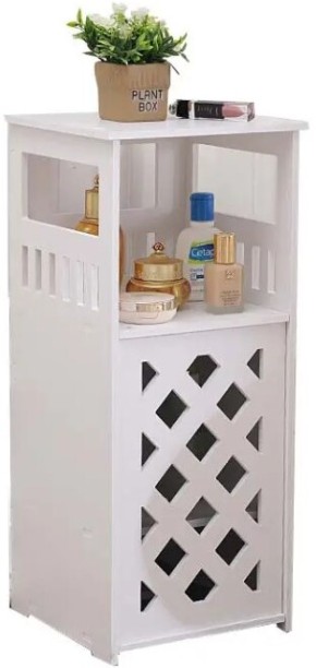 Generic Multipurpose Freestanding Bathroom Floor Pantry Cabinet Storage Shelf MDF(Medium Density Fiber) Rack Shelf