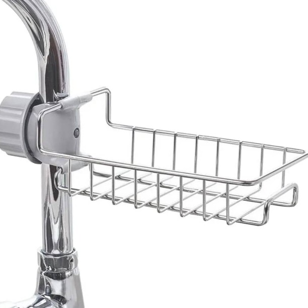 Generic 8-684 Stainless Steel Faucet Shelf Steel Rack Shelf For  Storage