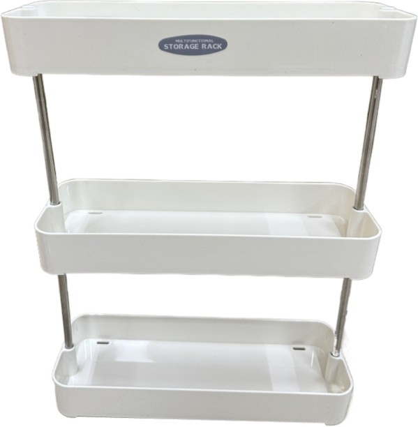 Generic 3-Layer Multifunctional Storage Rack Plastic Rack Shelf