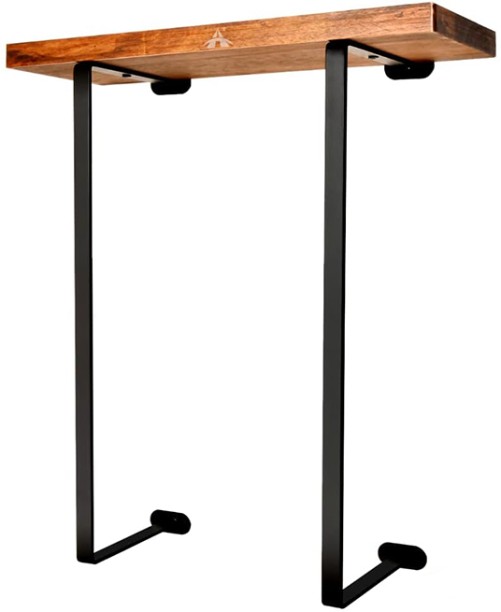 ALANES Bathroom Towel Rack Wall Mount Floating Caddy Bathroom Shelf Wooden Rack Shelf For  Bathroom