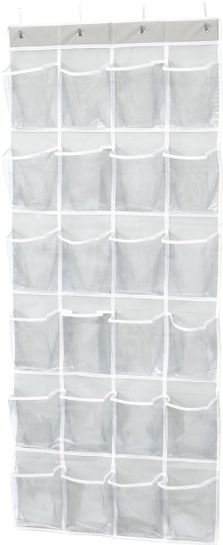 top sale trader 3 more 24 Pocket Over The Door Hanging Shoe Organizer- BA-98 Polypropylene Rack Shelf For  Living Room & Bedroom