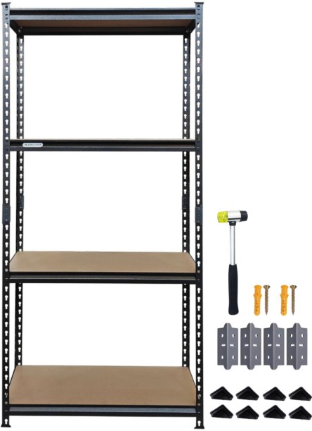 Anchor 4-Tier Boltless Steel Shelving Unit 183x90x45 Heavy Duty Storage Rack Steel Rack Shelf