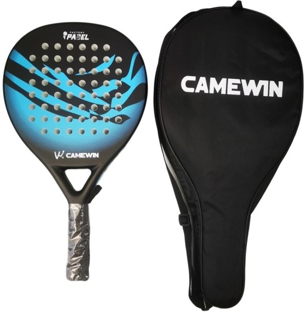Padel Racket / Bat - Marble Design & Padded Carry Bag Multicolour Table Tennis Racquet