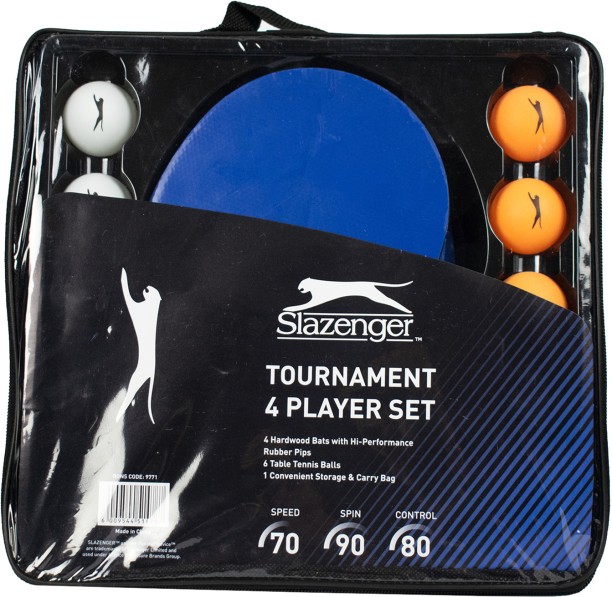 Slazenger 4 Player Set Table Tennis Kit