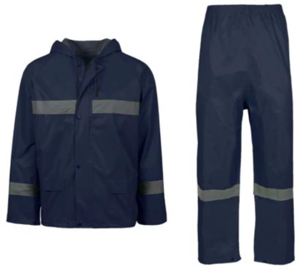 Passion High Visibility Rubbersied 2 Piece Solid Unisex Raincoat