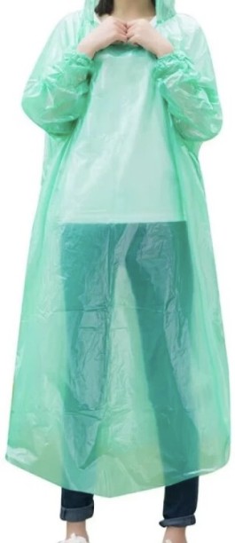 RK Lightweight Poncho Raincoat Solid Unisex Solid Unisex Raincoat