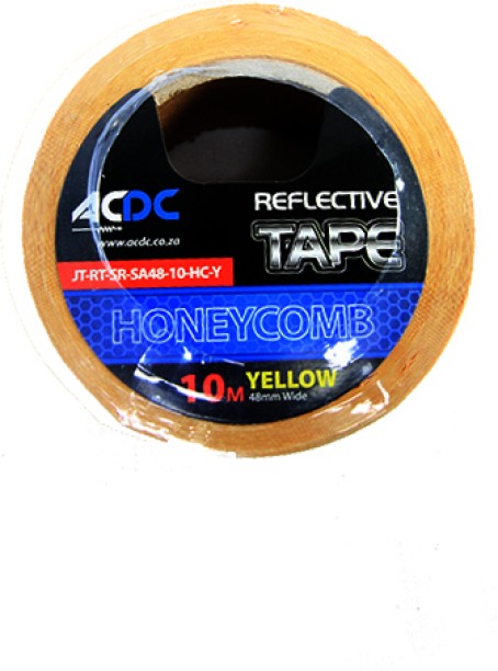 ACDC JT-RT-SR-SA48-10-HC-Y 4.8 m x 10 m Yellow Reflective Tape