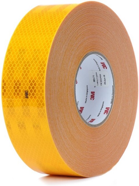 3M Reflective Tape 0.05 m x 50 m yellow Reflective Tape
