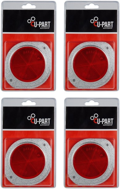 U-Part Reflector Round 2 Piece 7.6 cm x 7.6 cm Multicolour Reflective Tape