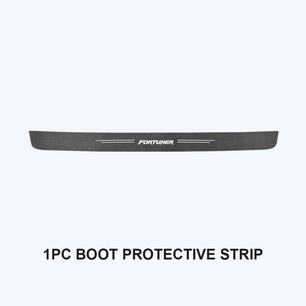 Max (1pc fortuner) 4pcs Car threshold Car sticker car accessories for toyota fortuner 1 cm x 1 cm Black Reflective Tape