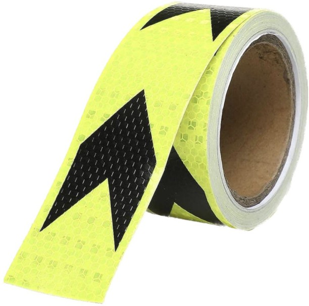 Goodace Reflective Tape 5cmx5m Green/Black 5 cm x 5 m Green, Black Reflective Tape
