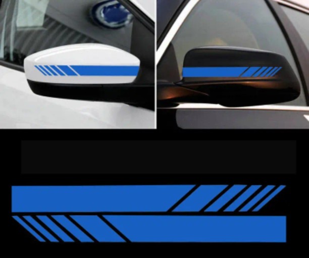 Universal universal 3.5 cm x 14.5 cm blue Reflective Tape