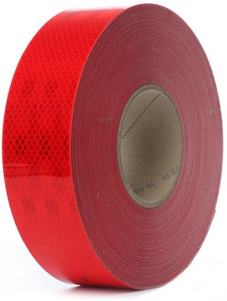 3M Reflective Tape 0.05 m x 50 m Red Reflective Tape