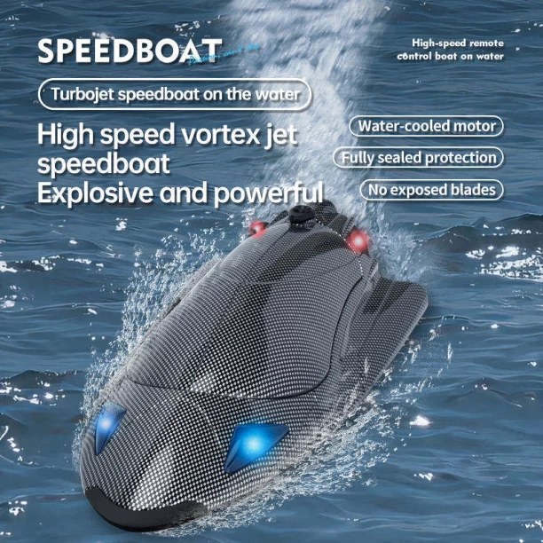 SPEED BOAT 2.4G Carbon Fiber RC Racing – High Speed 25km/h Jet
