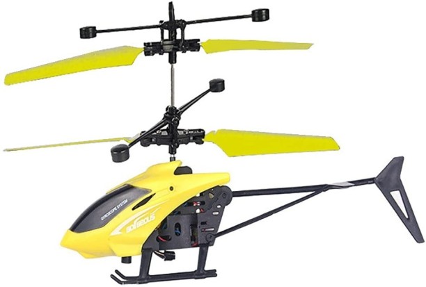 umlozi Flying Drone Helicopter - Rechargeable Flying Heli Hover Drone - Yellow
