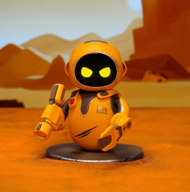 Eilik Interactive Desktop Robot Toy, Emotion-Aware, Touch-Sensitive, Offline Functionality