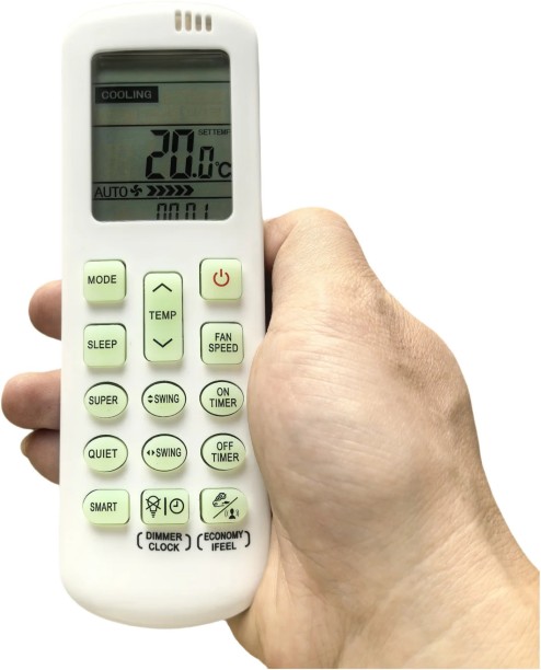 LAHDEK Remote Control for  WHS09WMA21S WHS09WMA11S DG11R2-01 AC Air Conditioner Westinghouse Remote Controller