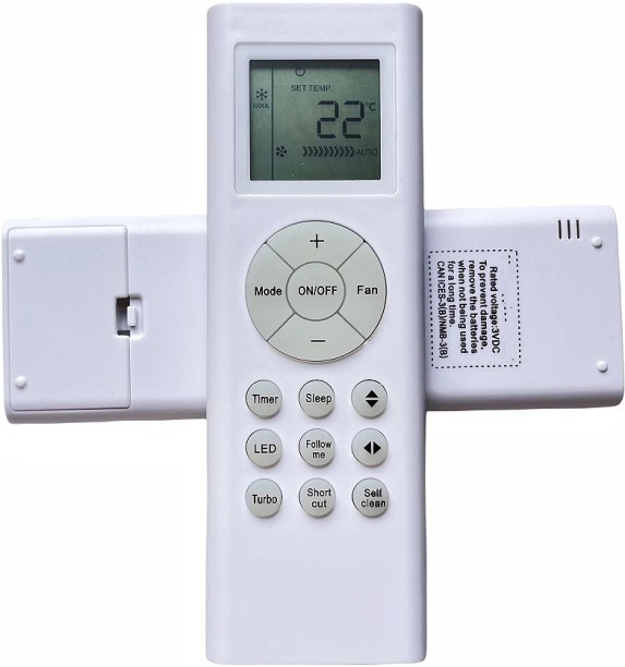 LAHDEK Remote Control Air Conditioner RG66A1/BGEF RG66B6(B) BGEFU1 WYS009AMFI17RL WYS009GMFI17RL Pioneer Remote Controller