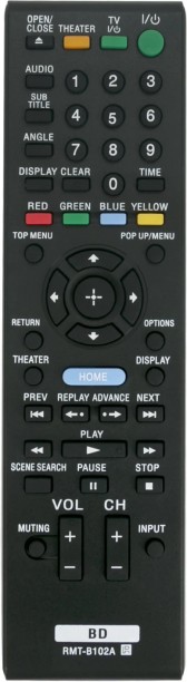 LAHDEK RMT-B102A Replaced Remote Control fit for Blu-ray Player BDP-S350 BDP-BX1 BDPS350 BDPBX1 Sony Remote Controller