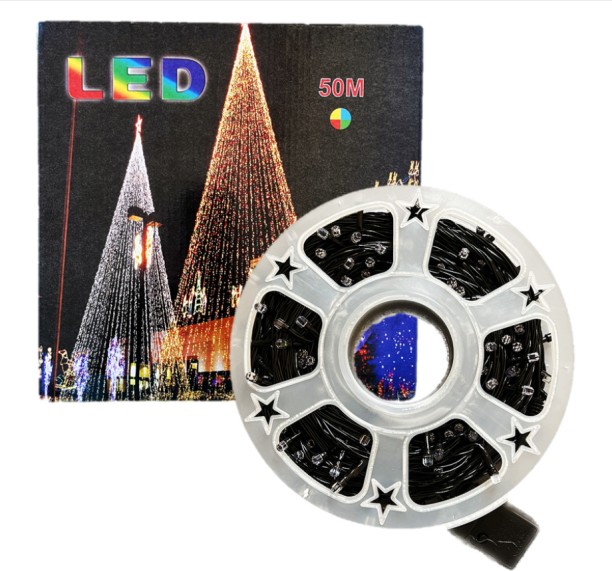 BLD 240 LEDs 50 m Blue Flickering, Steady String Light